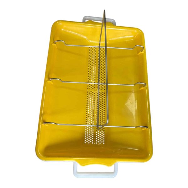 Пластмасова вана за разпечатване,решетка  INOX